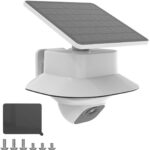 Regenschutzhaube aus ABS über einer eufy SoloCam E30 an der Hauswand