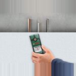 Bosch Truvo Ortungsgerät in Grün mit LED-Ampel und Markierungsschlitzen