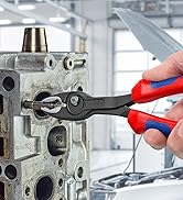 KNIPEX Crimpzange 97 51 10 für Westernstecker mit schwarzen Mehrkomponenten-Griffen – Detail 4