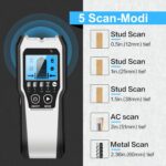 FOLAI 550B Wandscanner in Blau mit LCD-Anzeige und fünf Scanmodi