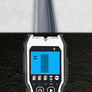 FOLAI 550B Wandscanner in Blau mit LCD-Anzeige und fünf Scanmodi – Detail 4