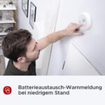 X-Sense CO03B Kohlenmonoxidmelder mit hinterleuchtetem LCD und Prüftaste
