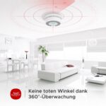 X-Sense SC07 Rauch- und Kohlenmonoxidmelder mit LCD-Anzeige, Frontansicht