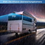 VASTEND VS-7A Solar-Rückfahrkamera mit Magnetfuss und 7-Zoll-Monitor