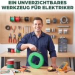 FAIRMO Einziehspirale 30 m aus PET im Kunststoffgehäuse mit fünf Adaptern und Kabelstrumpf
