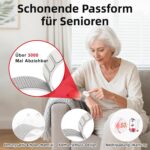 CallToU TY01WH Notrufknopf in Weiss mit Armband und steckbarem Empfänger