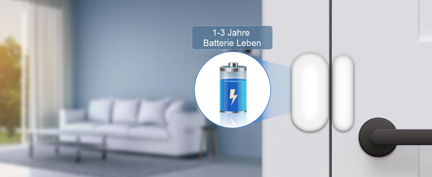 BITIWEND Funkgong-Empfänger für die Steckdose mit Tür- und Fenstersensor – Detail 5
