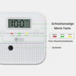 WOLF SHIELD Mini CO-Melder mit LCD-Anzeige und Standhalterung