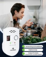 Firlarm Gasmelder für Stadtgas, Methan, Propan und Butan, EN 50194, 85 dB – Bild 5