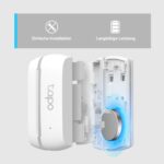 Tapo T110 Smart-Kontaktsensor für Türen und Fenster, App-Alarm, werkzeuglose Montage – Bild 5