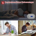 RUNIDUR CO11 Kohlenmonoxidmelder in Weiss mit LCD-Anzeige und Testtaste