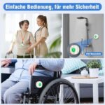 DAYTECH CC02 Notrufknopf mit Funkempfänger und Trageband
