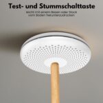 Zwei Aroha Safety Pro CS11 Kombimelder für Rauch und Kohlenmonoxid in Weiss