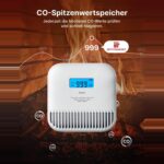 X-Sense XC0K-SN Kohlenmonoxidmelder mit LCD-Anzeige
