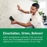 Bosch Truvo Leitungssucher der 2. Generation mit LED-Ampelanzeige