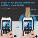 FOLAI 550B Wandscanner in Blau mit LCD-Anzeige und fünf Scanmodi