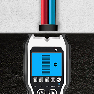 FOLAI 550B Wandscanner in Blau mit LCD-Anzeige und fünf Scanmodi – Detail 5