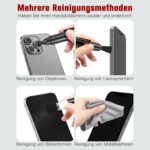 Zacro Reinigungsset für Kameras mit Blasebalg, Linsenstift, Pinseln, Tüchern und Box