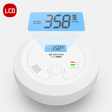 X-Sense CO03B Kohlenmonoxidmelder mit hinterleuchtetem LCD und Prüftaste – Detail 6