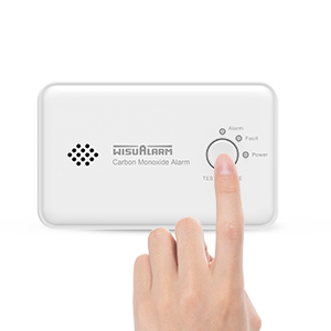 Wisualarm C03 Kohlenmonoxidmelder ohne Display mit Test- und Stummtaste – Detail 6