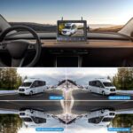 VASTEND VS-7A Solar-Rückfahrkamera mit Magnetfuss und 7-Zoll-Monitor