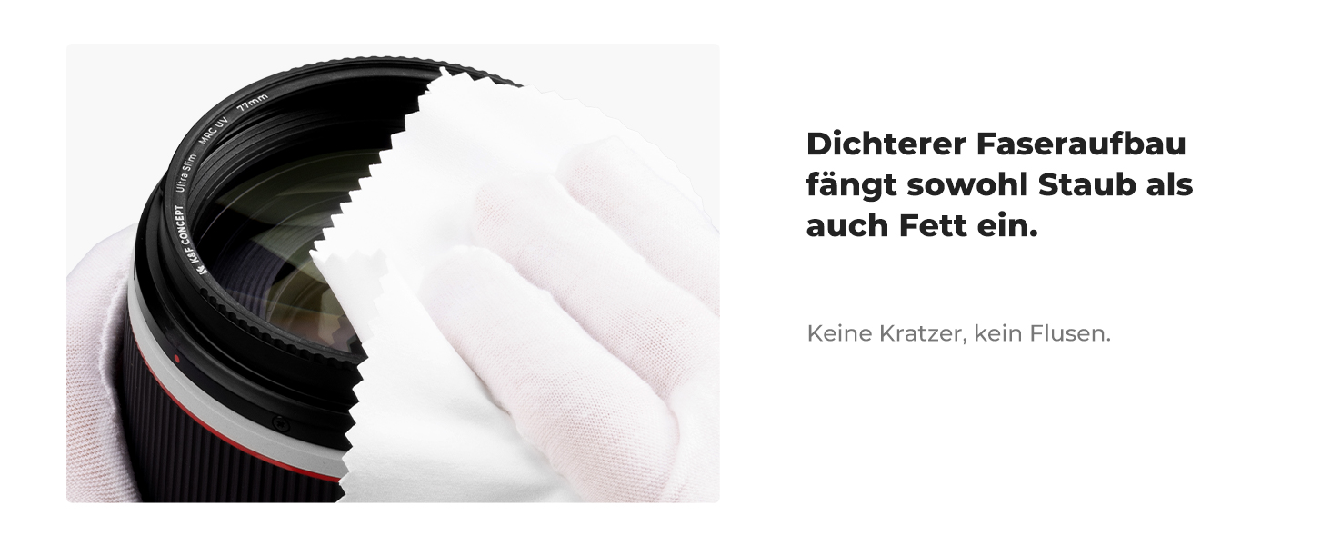 K&F Concept 15-in-1 Reinigungsset mit Blasebalg, Reinigungsstift, Pinsel und Mikrofasertüchern – Detail 6