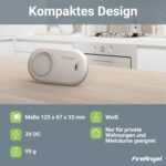 FireAngel FA3820 Kohlenmonoxidmelder in Weiss mit Testtaste und CO-Warnleuchte