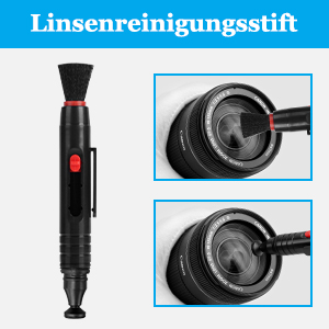 ARVOK Kamera-Reinigungsset mit 32 Teilen, Luftgebläse, Reinigungsstift, Bürsten und Aufbewahrungsbox – Detail 6