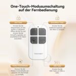 TECKNET TK-WA152 Türalarm in Weiss mit Magnetkontakt und zwei Fernbedienungen