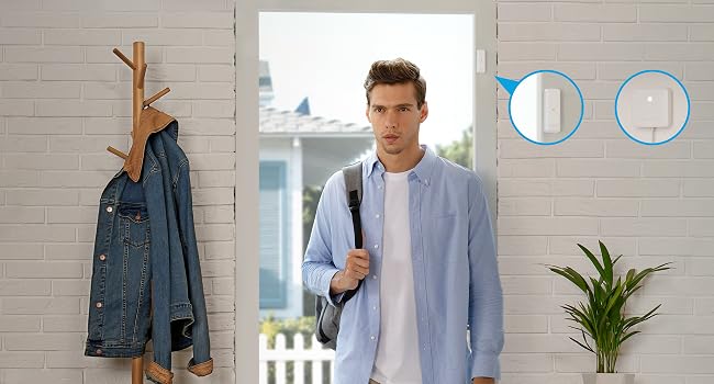 SwitchBot Kontaktsensor in Weiss mit separatem Magnetteil für Tür und Fenster – Detail 6
