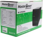 Master Power USV 650 VA / 360 W mit 2 Schuko-Ausgängen, kompakte Notstromversorgung – Bild 6