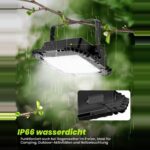 CLV LED-Akkustrahler mit Solarpanel, Tragebügel und Magneten auf der Rückseite