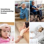 COTINSE Hausnotruf-Set mit weissem Empfänger und tragbarem SOS-Sender