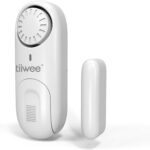 tiiwee TWWA01 Tür- und Fensteralarm in Weiss mit Magnetkontakt, Zweierset