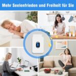 Daytech Notrufset für Senioren in Weiss mit SOS-Armband, Ruftaste und Funkempfänger
