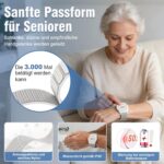 ChunHee Notrufset in Weiss mit SOS-Armband, Halsbandtaste und tragbarem Empfänger
