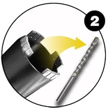 GRAFF Diamant-Bohrkrone 68 mm mit Zentrierbohrer und SDS-Plus-Adapter – Detail 6