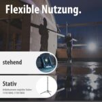 Brennenstuhl Akku-Baustrahler mit 4500 Lumen und eingesetztem 18-Volt-Akku