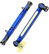 MechaniLite Akku-Werkstattlampe in Gelb mit Magnetfuss und Haken – Detail 6
