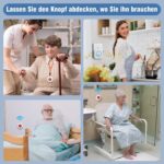 ChunHee CE01 Notrufknopf-Set mit zwei Sendern und einem Empfänger in Weiss