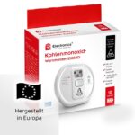 Ei Electronics Ei208D Kohlenmonoxidmelder mit Display, Testknopf und Montageplatte