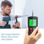 EXTSUD HLW-QB5 Wandscanner mit LCD-Anzeige für Holz, Metall und Leitungen