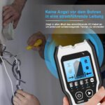 FOLAI 550B Wandscanner in Blau mit LCD-Anzeige und fünf Scanmodi