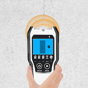 FOLAI 550B Wandscanner in Blau mit LCD-Anzeige und fünf Scanmodi – Detail 6