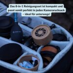 Lens-Aid 8-in-1 Kamera-Reinigungsset mit Blasebalg, Lens-Pen, Tüchern und runder Aufbewahrungsbox