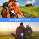 Blukar Campinglampe mit aufgeklappten Seitenflügeln und 116 LED in warmweissem Licht