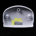 WiTi BK06 Anschlussdose aus weissem Metall als Wandhalterung für eine Dome-Überwachungskamera