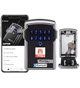 Master Lock 5401EURD Schlüsseltresor in Grau mit geöffneter Wetterklappe und Ziffernrädern – Detail 7