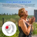 Aufachieve Notrufset mit Uhrensender, Taschenuhr-Sender und Empfänger für die Steckdose