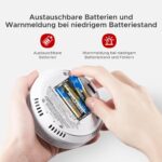 X-Sense CO03D Kohlenmonoxidmelder mit LCD-Anzeige des gemessenen CO-Werts